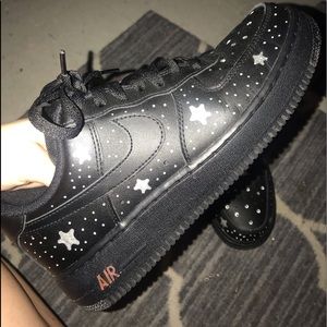 EXCLUSIVE one of a kind, custom Nike Air Force 1’s